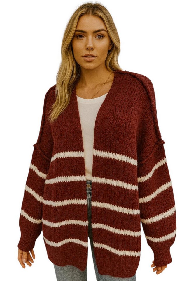 Worldclassca Cardigan Worldclassca Strickjacke Cardigan Open Front Pullover Lang Casual Neue Kollektion - Stilvolle und gemütliche Strickmode für Damen von Worldclassca