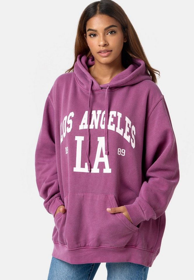Worldclassca Hoodie Worldclassca Oversized Hoodie LA Kapuzenpullover Washed Sweatshirt NEU von Worldclassca