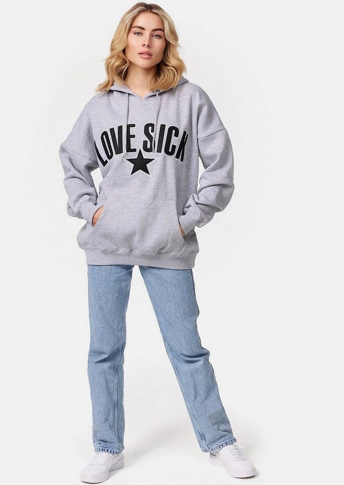 Worldclassca Hoodie Worldclassca Oversized Hoodie LOVE SICK" Kapuzenpullover Sweatshirt" von Worldclassca