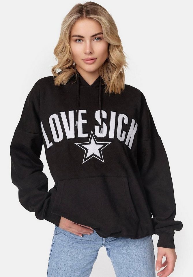 Worldclassca Hoodie Worldclassca Oversized Hoodie LOVE SICK" Kapuzenpullover Sweatshirt" von Worldclassca