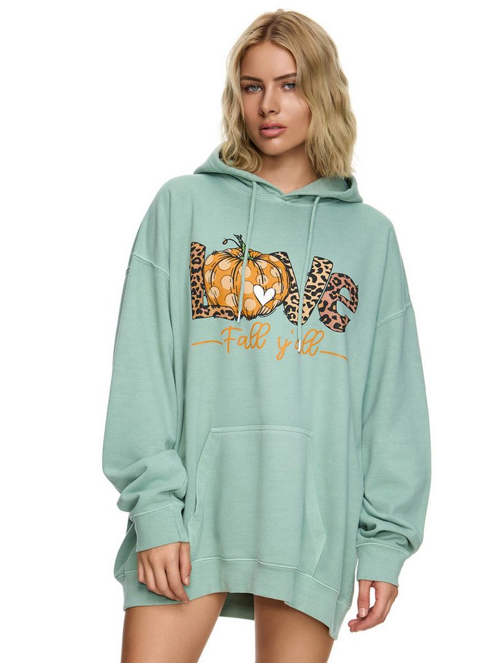 Worldclassca Hoodie Worldclassca Oversized LOVE Hoodie Kapuzenpullover Sweatshirt Neu LOVE FALL YALL von Worldclassca