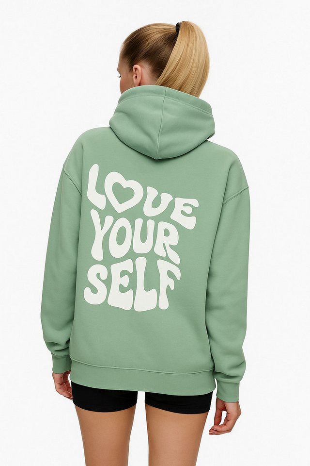 Worldclassca Hoodie Worldclassca Oversized LOVE SELF Hoodie Kapuzenpullover Sweatshirt von Worldclassca