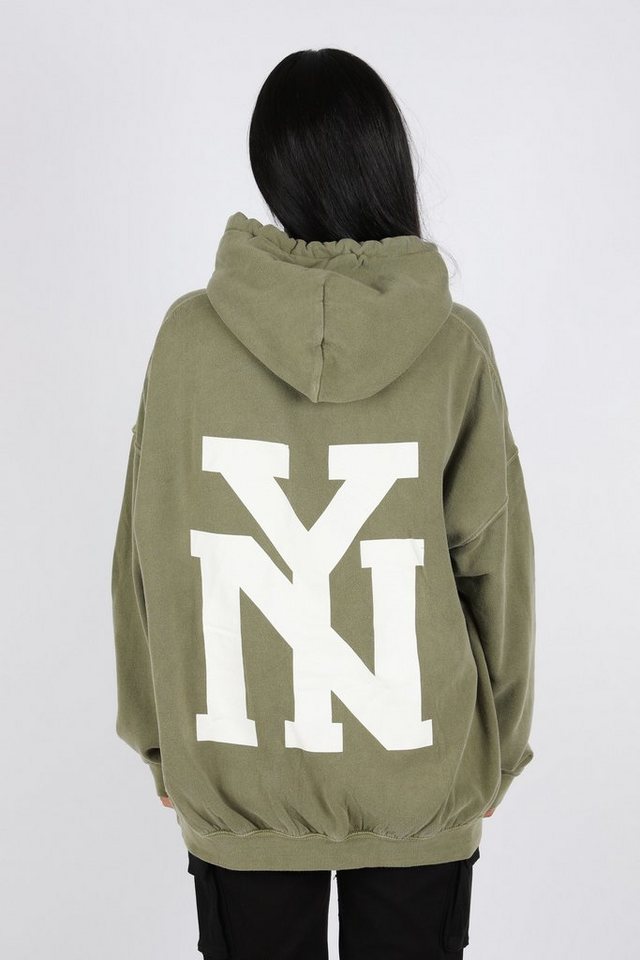 Worldclassca Hoodie Worldclassca Oversized NEW YORK Hoodie Print Kapuzenpullover Washed von Worldclassca