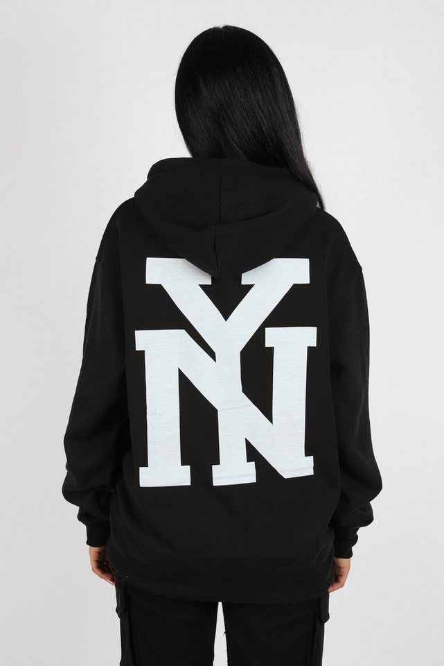 Worldclassca Hoodie Worldclassca Oversized NEW YORK Hoodie Print Kapuzenpullover Washed von Worldclassca