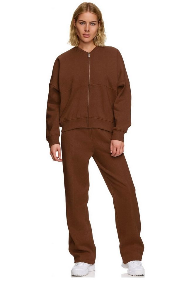 Worldclassca Jogginganzug Worldclassca Oversize Jogginganzug Wide Leg Jogger Bomber Trainingsuit von Worldclassca