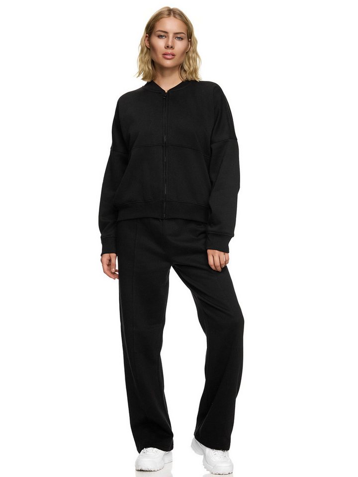 Worldclassca Jogginganzug Worldclassca Oversize Jogginganzug Wide Leg Jogger Bomber Trainingsuit von Worldclassca