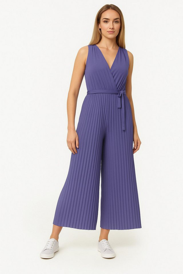 Worldclassca Jumpsuit Worldclassca Jumpsuit Pleated Overalls mit Gürtel Ärmellos Sommer von Worldclassca