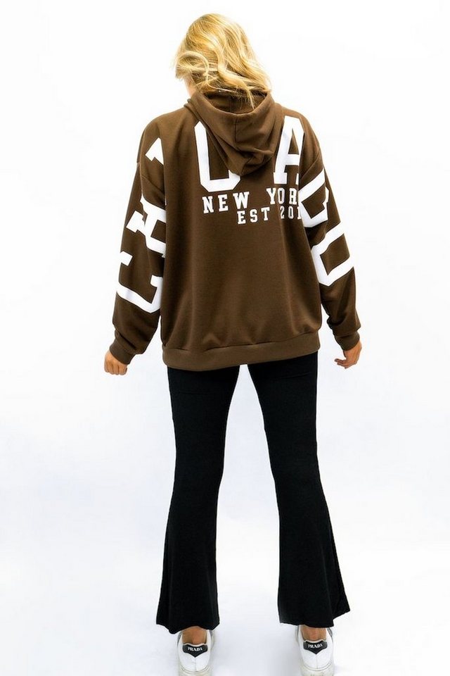 Worldclassca Kapuzenpullover Worldclassca Oversized Hoodie Kapuzenpullover Sweatshirt CHICAGO von Worldclassca