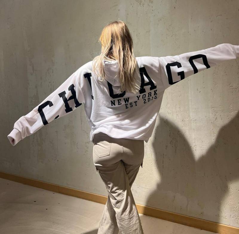 Worldclassca Kapuzenpullover Worldclassca Oversized Hoodie Kapuzenpullover Sweatshirt CHICAGO von Worldclassca