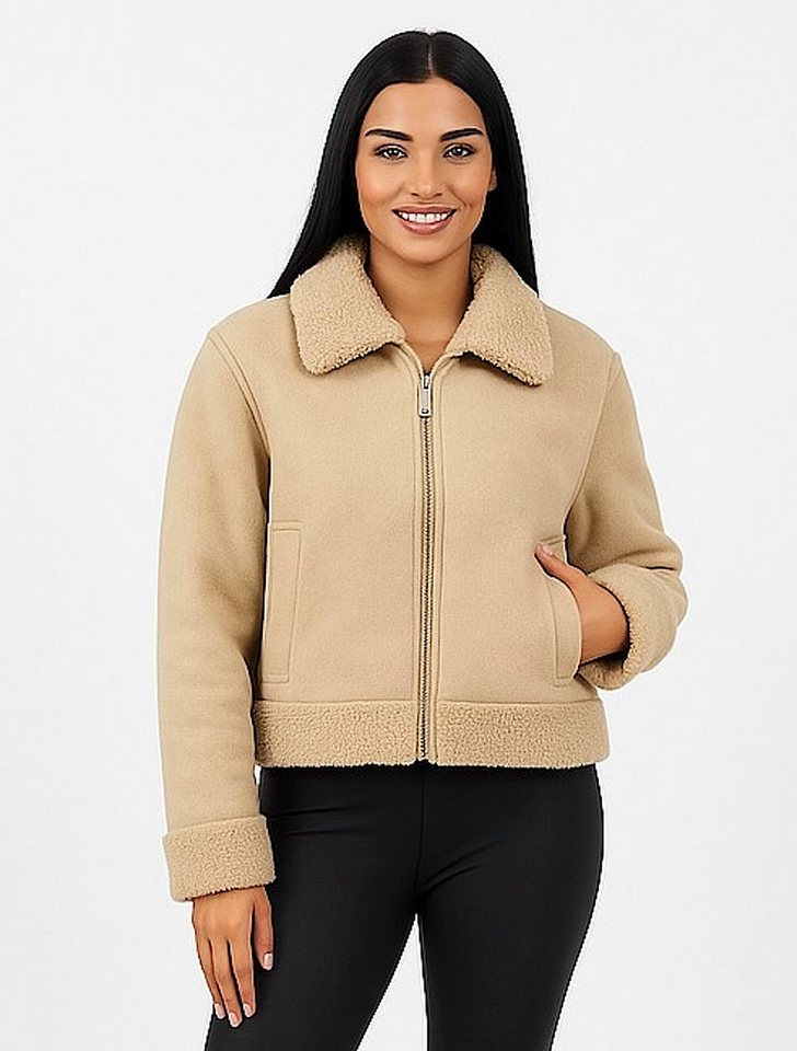 Worldclassca Lederimitatjacke Worldclassca Kunstwildleder Teddy Jacke Warm Gefüttert Übergangsjacke Neue Kollektion - Stilvolle und gemütliche Mode für Damen Worldclassca Lederimitatjacke Worldclassca Kunstwildleder Teddy Jacke Warm Gefüttert Übergangsjacke Neue Kollektion - Stilvolle und gemütliche Mode für Damen von Worldclassca