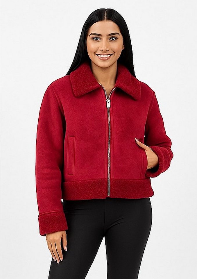 Worldclassca Lederimitatjacke Worldclassca Kunstwildleder Teddy Jacke Warm Gefüttert Übergangsjacke Neue Kollektion - Stilvolle und gemütliche Mode für Damen Worldclassca Lederimitatjacke Worldclassca Kunstwildleder Teddy Jacke Warm Gefüttert Übergangsjacke Neue Kollektion - Stilvolle und gemütliche Mode für Damen von Worldclassca