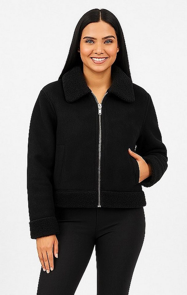 Worldclassca Lederimitatjacke Worldclassca Kunstwildleder Teddy Jacke Warm Gefüttert Übergangsjacke Neue Kollektion - Stilvolle und gemütliche Mode für Damen Worldclassca Lederimitatjacke Worldclassca Kunstwildleder Teddy Jacke Warm Gefüttert Übergangsjacke Neue Kollektion - Stilvolle und gemütliche Mode für Damen von Worldclassca