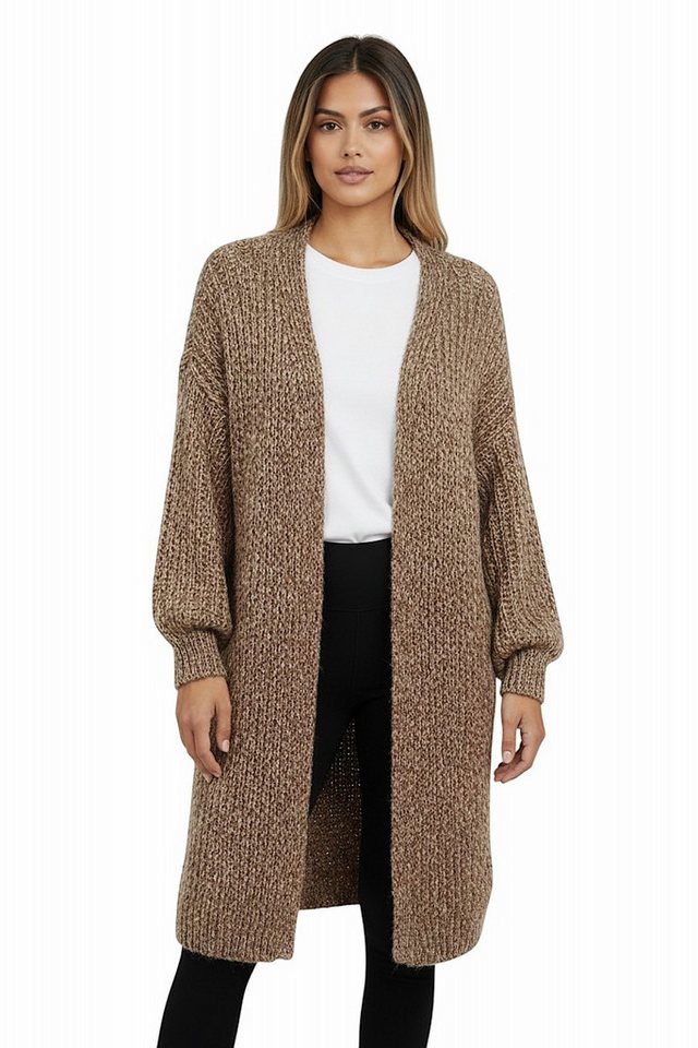 Worldclassca Longstrickjacke Worldclassca Strickjacke Cardigan Strickmantel Open-Front Pullover Neue Kollektion - Stilvolle und gemütliche Strickmode für Damen von Worldclassca