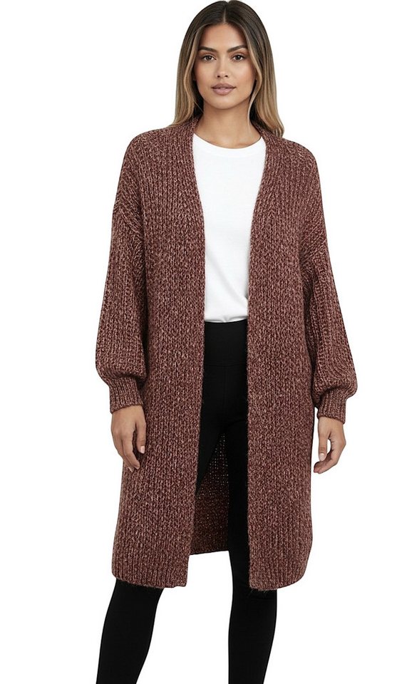 Worldclassca Longstrickjacke Worldclassca Strickjacke Cardigan Strickmantel Open-Front Pullover Neue Kollektion - Stilvolle und gemütliche Strickmode für Damen von Worldclassca