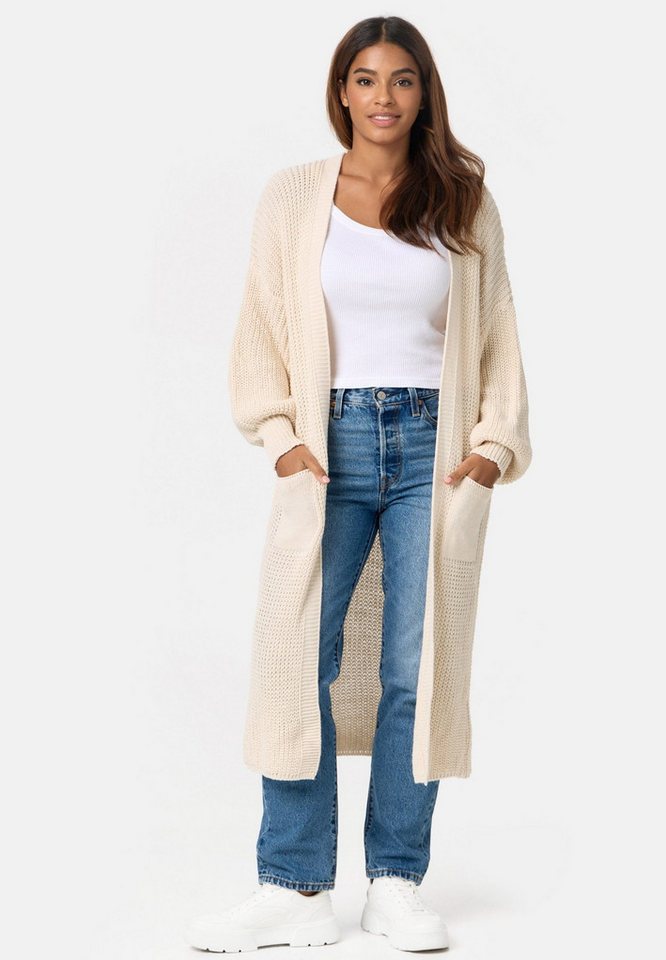 Worldclassca Longstrickjacke Worldclassca Strickjacke Cardigan Strickmantel Winter Pullover Lang Neue Kollektion - Stilvolle und gemütliche Strickmode für Damen von Worldclassca