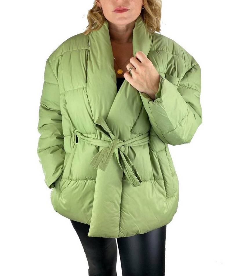 Worldclassca Steppjacke Worldclassca DAMEN WINTERJACKE STEPPJACKE MIT GÜRTEL OVERSIZED von Worldclassca