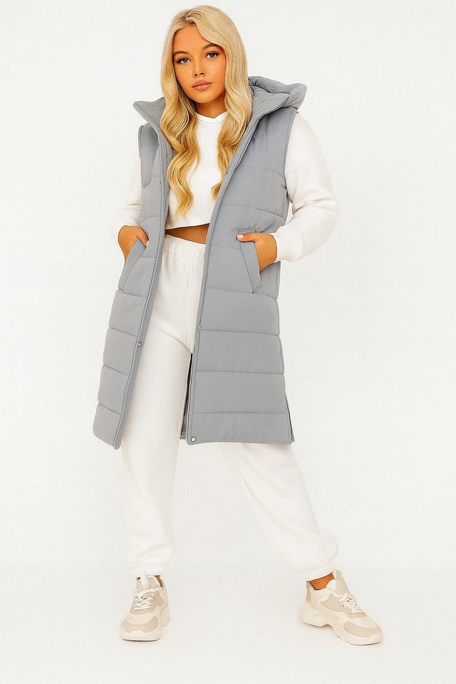 Worldclassca Steppweste Worldclassca Steppweste Kapuze Weste Ärmellos Outdoor Übergangsjacke von Worldclassca