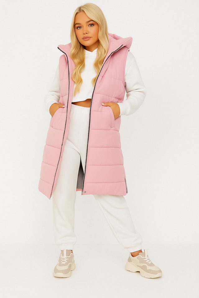 Worldclassca Steppweste Worldclassca Steppweste Kapuze Weste Ärmellos Outdoor Übergangsjacke von Worldclassca