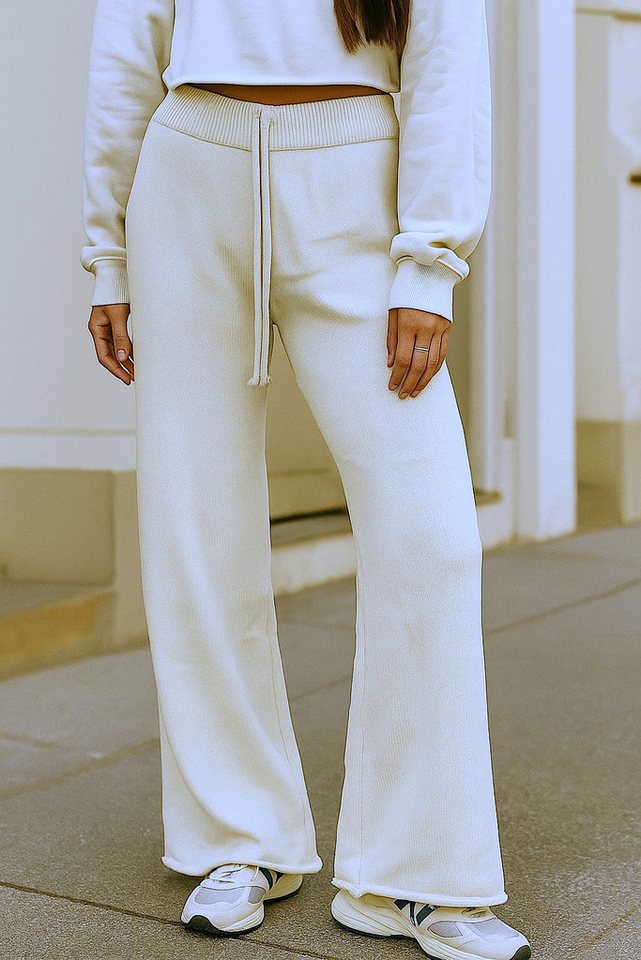 Worldclassca Strickhose WORLDCLASSCA Damen Strick Hose Oversize Jogger Lounge Fashion Neue Kollektion - Stilvolle und gemütliche Strickmode für Damen von Worldclassca