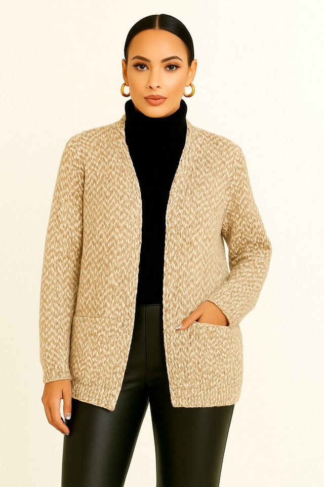 Worldclassca Strickjacke WORLDCLASSCA Damen Strickjacke Cardigan Oversized Langarm Casual Neue Kollektion - Stilvolle und gemütliche Strickmode für Damen von Worldclassca