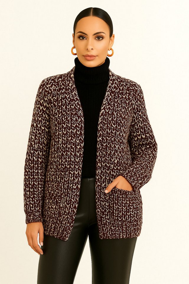 Worldclassca Strickjacke WORLDCLASSCA Damen Strickjacke Cardigan Oversized Langarm Casual Neue Kollektion - Stilvolle und gemütliche Strickmode für Damen von Worldclassca