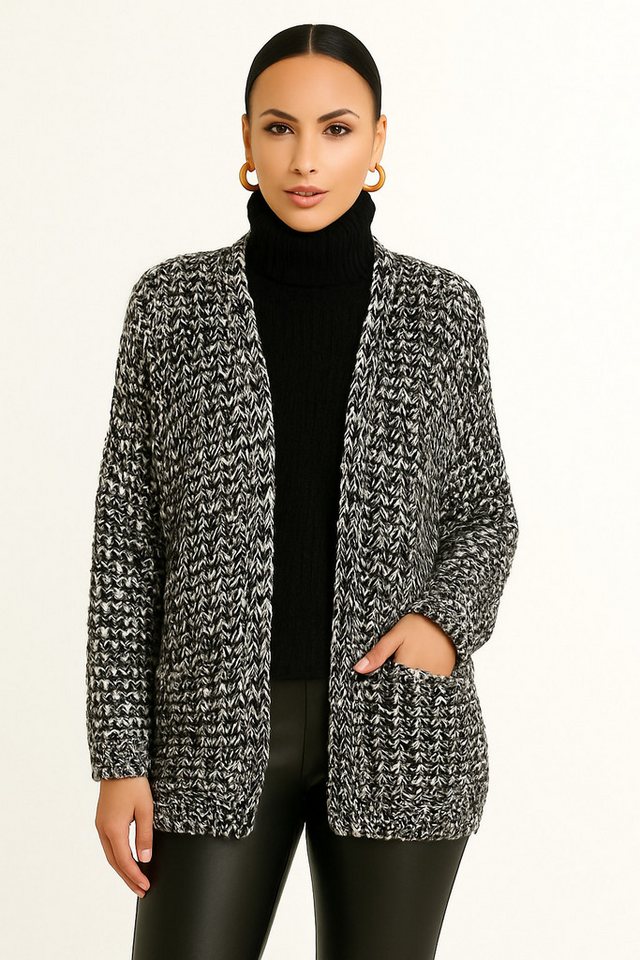 Worldclassca Strickjacke WORLDCLASSCA Damen Strickjacke Cardigan Oversized Langarm Casual Neue Kollektion - Stilvolle und gemütliche Strickmode für Damen von Worldclassca