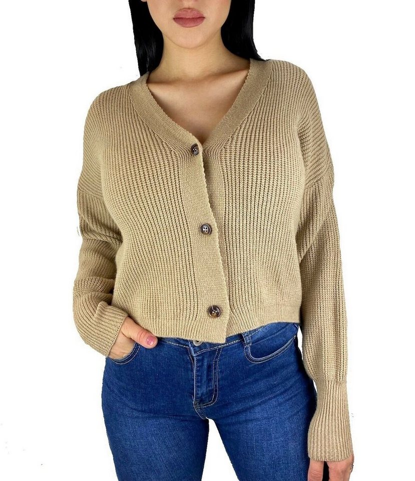 Worldclassca Strickjacke Worldclassca Damen Strickjacke Cardigan mit Knopfleiste Strick Winter flauschig warm Pullover Pulli Neu von Worldclassca