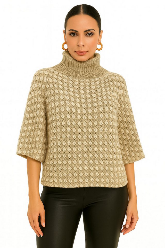 Worldclassca Strickpullover WORLDCLASSCA Damen Strickpulllover mit Stehkragen Elegant Casual Neue Kollektion - Stilvolle und gemütliche Strickmode für Damen von Worldclassca