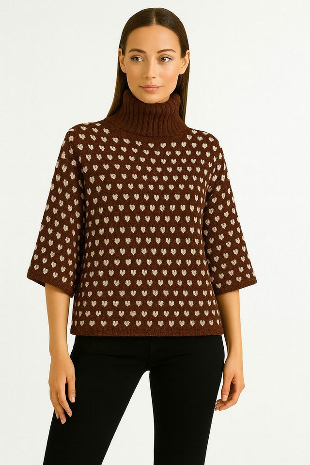Worldclassca Strickpullover WORLDCLASSCA Damen Strickpulllover mit Stehkragen Elegant Casual Neue Kollektion - Stilvolle und gemütliche Strickmode für Damen von Worldclassca