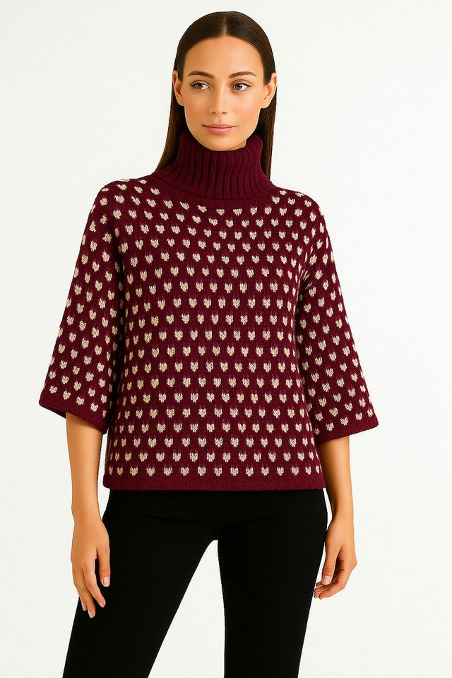 Worldclassca Strickpullover WORLDCLASSCA Damen Strickpulllover mit Stehkragen Elegant Casual Neue Kollektion - Stilvolle und gemütliche Strickmode für Damen von Worldclassca