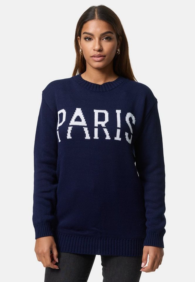 Worldclassca Strickpullover Worldclassca Damen Strickpullover Langarm PARIS long Shirt Pulli von Worldclassca