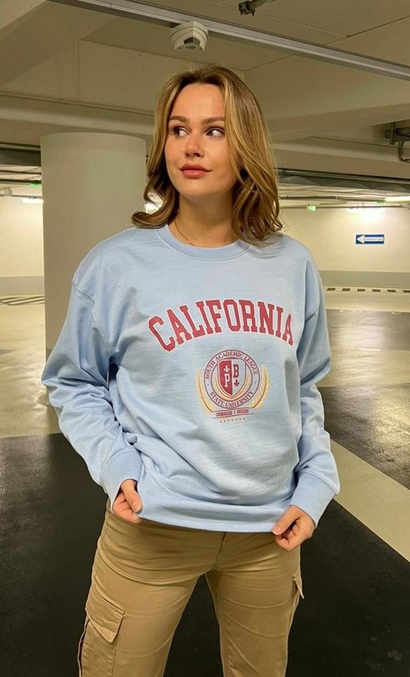 Worldclassca Sweatshirt Worldclassca Damen Sweatshirt Shirt CALIFORNIA Freizeit Langarmshirt von Worldclassca