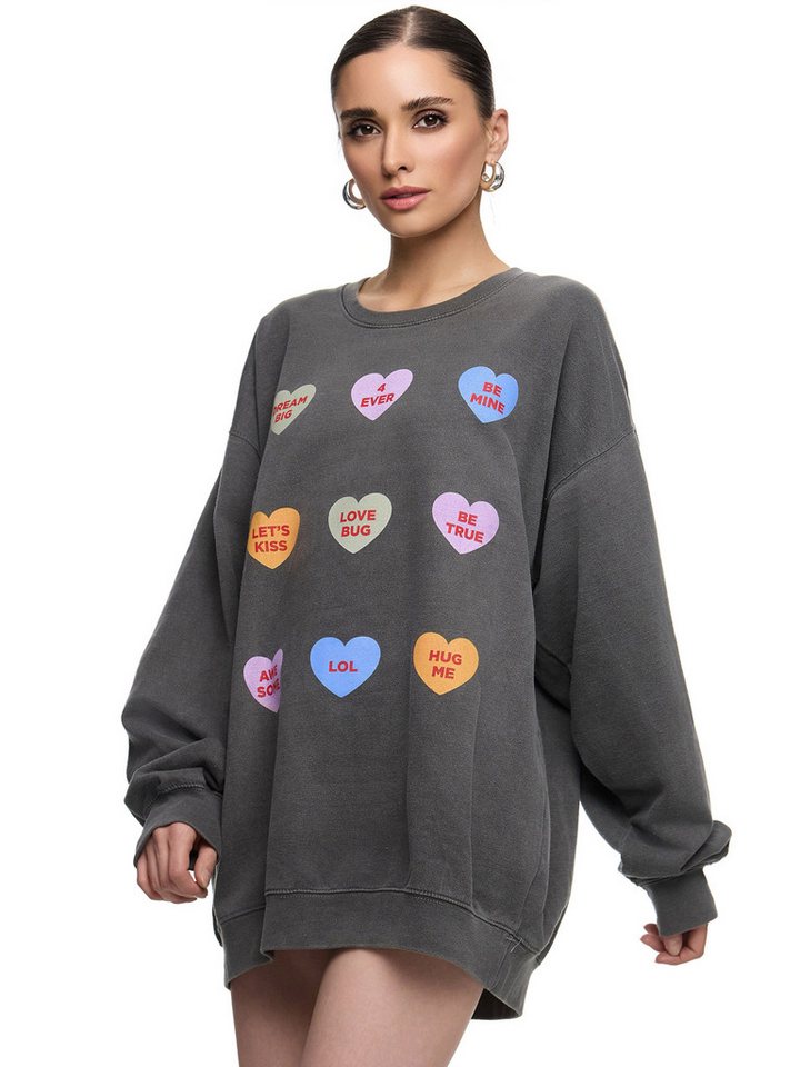 Worldclassca Sweatshirt Worldclassca Oversized Sweatshirt LOVE Print Langarm Pullover Uni PRINT BE TRUE - LETS KISS - BE MINE - DREAM BIG - LOVE BUG - HUG ME Worldclassca Sweatshirt Worldclassca Oversized Sweatshirt LOVE Print Langarm Pullover Uni PRINT BE TRUE - LETS KISS - BE MINE - DREAM BIG - LOVE BUG - HUG ME von Worldclassca