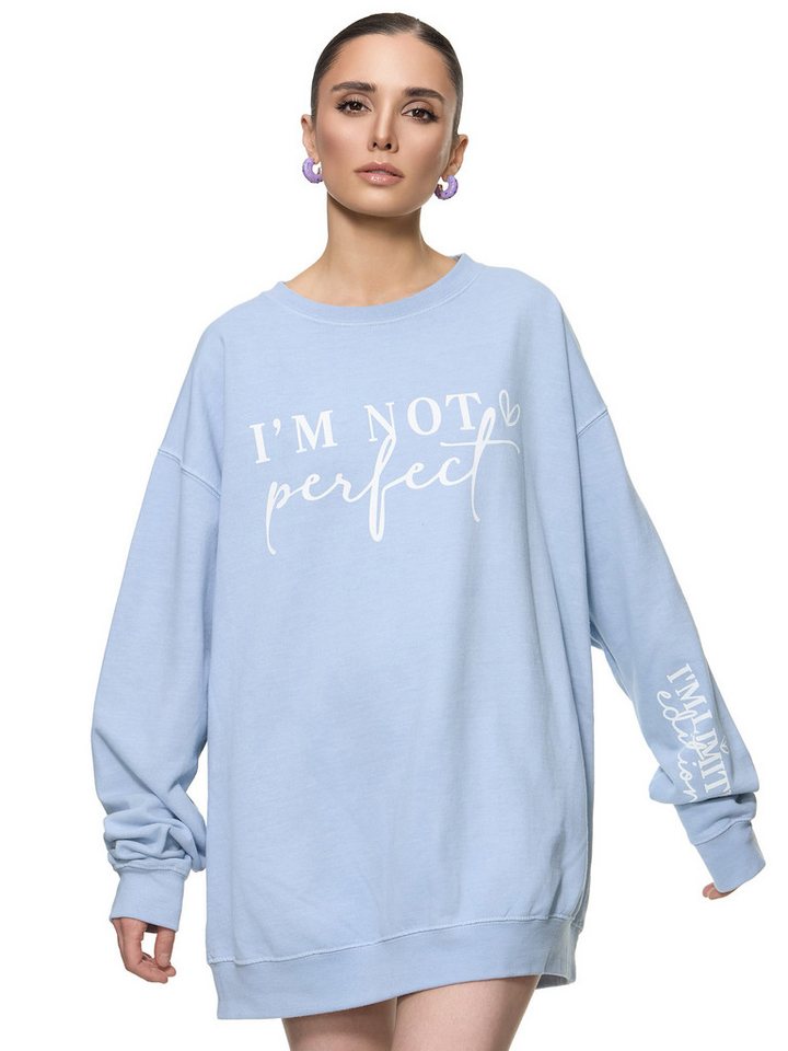 Worldclassca Sweatshirt Worldclassca Oversized Sweatshirt NOT PERFECT Print Langarm Pullover PRINT " I´M NOT PERFECT - I`M LIMITED EDITION" Worldclassca Sweatshirt Worldclassca Oversized Sweatshirt NOT PERFECT Print Langarm Pullover PRINT " I´M NOT PERFECT - I`M LIMITED EDITION" von Worldclassca