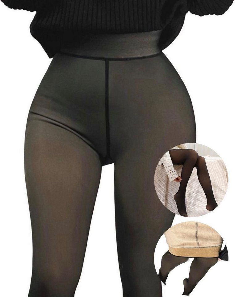 Worldclassca Thermostrumpfhose Worldclassca Thermo Strumpfhose Leggings Fleecefutter Winter Gefüttert von Worldclassca