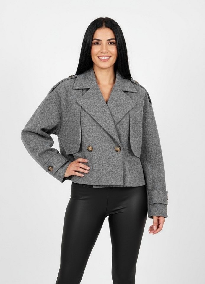 Worldclassca Trenchcoat Worldclassca Trenchcoat Crop Kurz Mantel Oversize Knopf Reverskragen Neue Kollektion - Stilvolle und gemütliche Mode für Damen Worldclassca Trenchcoat Worldclassca Trenchcoat Crop Kurz Mantel Oversize Knopf Reverskragen Neue Kollektion - Stilvolle und gemütliche Mode für Damen von Worldclassca