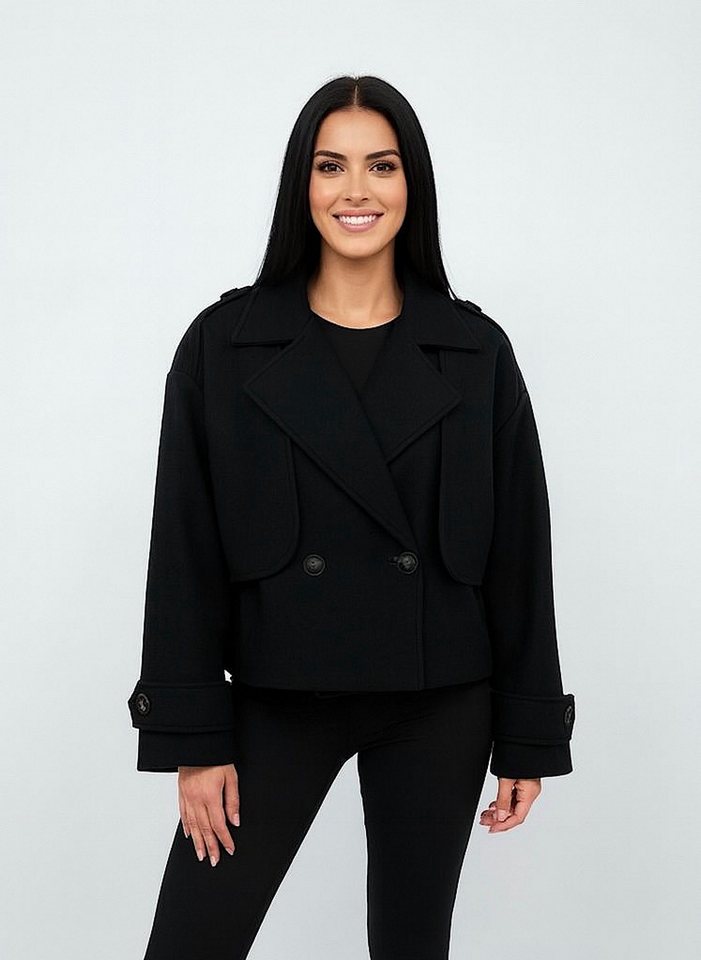 Worldclassca Trenchcoat Worldclassca Trenchcoat Crop Kurz Mantel Oversize Knopf Reverskragen Neue Kollektion - Stilvolle und gemütliche Mode für Damen Worldclassca Trenchcoat Worldclassca Trenchcoat Crop Kurz Mantel Oversize Knopf Reverskragen Neue Kollektion - Stilvolle und gemütliche Mode für Damen von Worldclassca