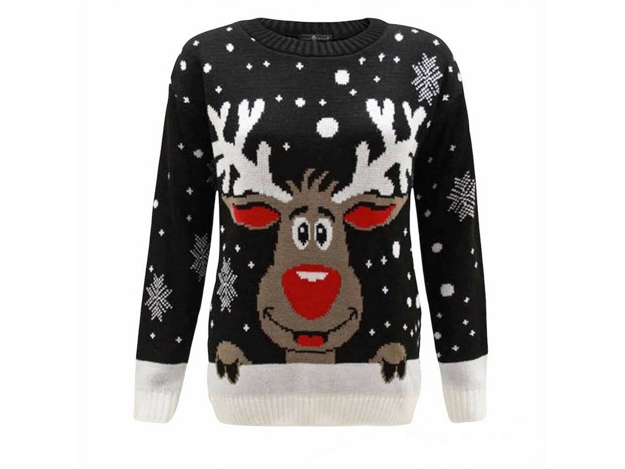 Worldclassca Weihnachtspullover Worldclassca Weihnachten Christmas Pullover Weihnachtspullover Rentier von Worldclassca