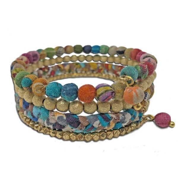 Worldfinds Kantha Armband Wrap von Worldfinds