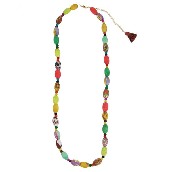 Worldfinds Kantha Kaleidoscope Necklace von Worldfinds