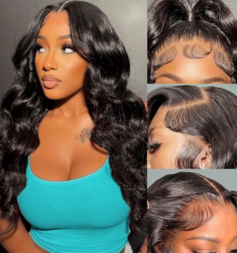13x6 HD lace Front Wig Body Wave Human Hair Glueless Wig 180 Density Frontal Wigs Human Hair Body Wave HD Lace Front Wig Natural Black Brazilian Human Hair Pre Plucked Frontal Wigs for Women 24 Inch 13x6 HD lace Front Wig Body Wave Human Hair Glueless Wig 180 Density Frontal Wigs Human Hair Body Wave HD Lace Front Wig Natural Black Brazilian Human Hair Pre Plucked Frontal Wigs for Women 24 Inch von Worldnewhair