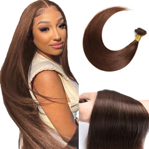 Gerade Echthaarbündel Schokoladenbraun 9A Remy Hair Straight Human Hair Bundles Chocolate Brown 1 Bundle 12 Zoll 100% Echthaar Extensions für Schwarze Frauen Farbe 4 Gerade Echthaarbündel Schokoladenbraun 9A Remy Hair Straight Human Hair Bundles Chocolate Brown 1 Bundle 12 Zoll 100% Echthaar Extensions für Schwarze Frauen Farbe 4 von Worldnewhair