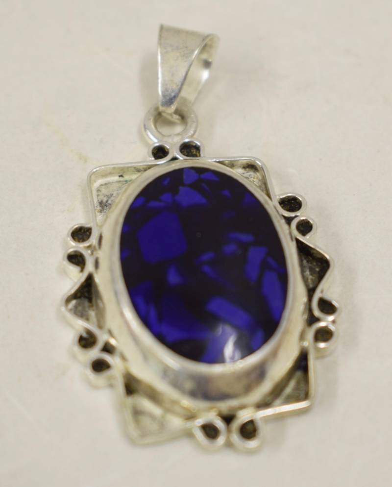 Anhänger Aus Silber Und Lapis-Anhänger Anhänger Aus Silber Und Lapis-Anhänger von WorldofBacara