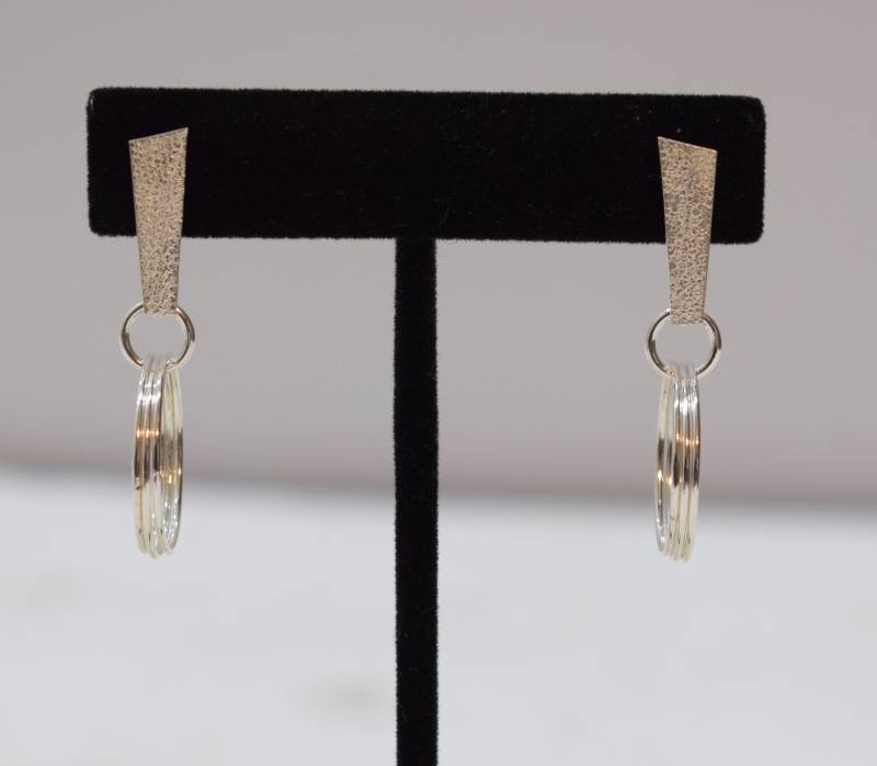 Ohrringe Sterling Silber Hoop Post Ohrringe Sterling Silber Hoop Post von WorldofBacara