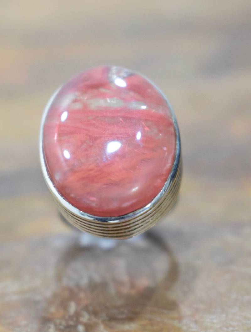 Ring Aus Sterlingsilber Kirschquarz Steinring Ring Aus Sterlingsilber Kirschquarz Steinring von WorldofBacara