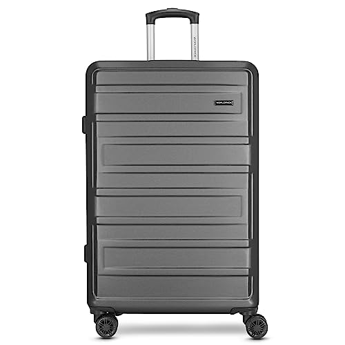 Worldpack Check-in Koffer für Damen und Herren | großer XL Trolley 50 x 29 x 76 cm aus hochwertigem, stoßfestem ABS Material | Doppelrolle & Teleskopgriff| New York 2.0 Serie von Worldpack
