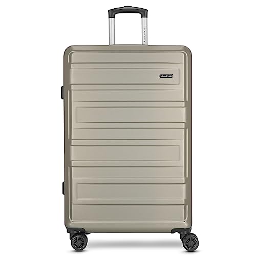 Worldpack Check-in Koffer für Damen und Herren | großer XL Trolley 50 x 29 x 76 cm aus hochwertigem, stoßfestem ABS Material | Doppelrolle & Teleskopgriff| New York 2.0 Serie von Worldpack