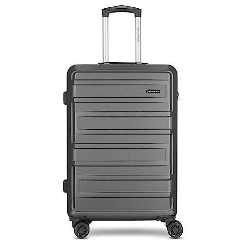 Worldpack Check-in Koffer für Damen und Herren | mittelgroßer Trolley 44 x 25 x 67 cm aus hochwertigem, stoßfestem ABS Material | Doppelrolle & Teleskopgriff| New York 2.0 Serie von Worldpack