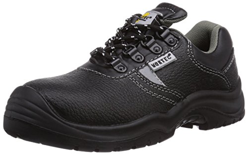 Wortec Unisex-Erwachsene Basic Low S3 Sicherheitsschuhe, Schwarz (schwarz) von Wortec