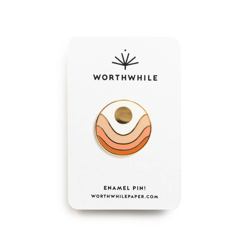 Erhabener Enamel Pin // Erhaben Hard Cloisonné von WorthwhilePaper